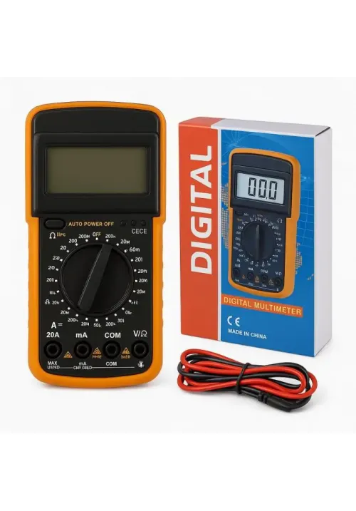 Цифровий мультиметр тестер DT-9208A