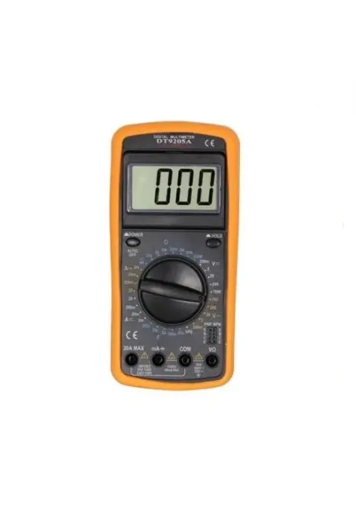 Цифровой мультиметр тестер вольтметр DT-9205A 2 сорт