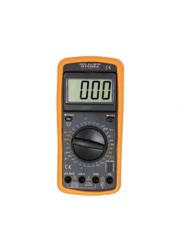 Цифровий мультиметр тестер вольтметр DT-9205A 2 сорт