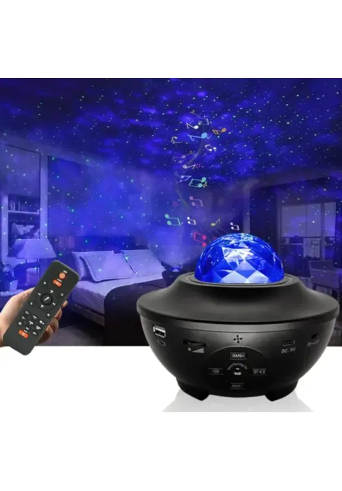 Нічник проектор з пультом Starry Light