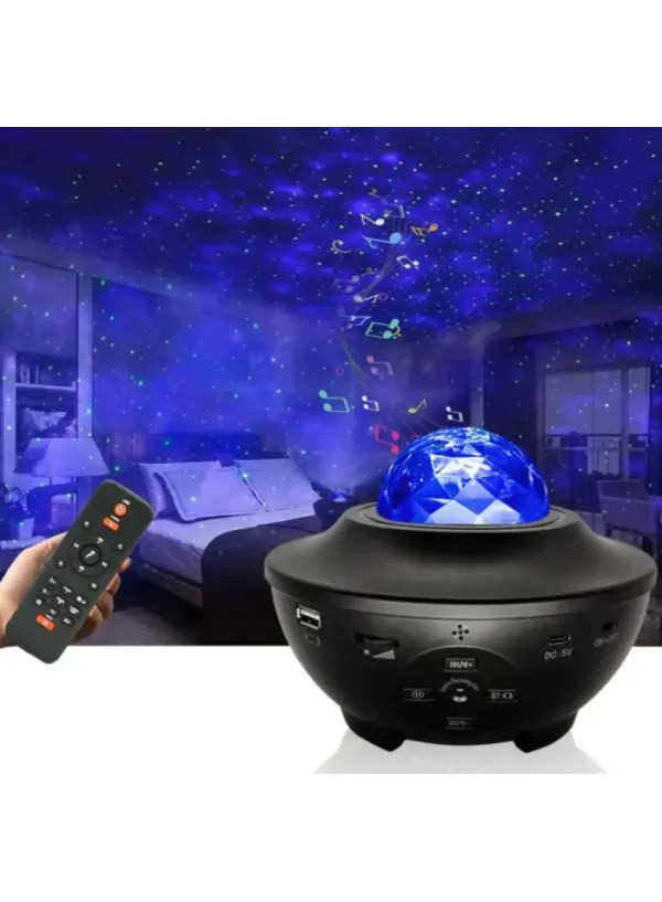 Нічник проектор з пультом Starry Light