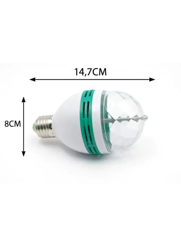 Лампа дискоша E27 Party Light (цоколь в комплекті)
