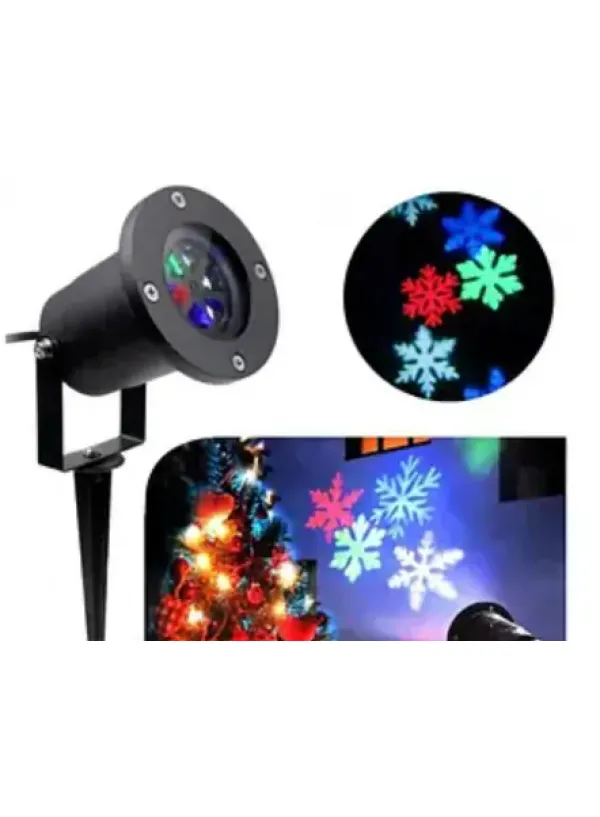 Проектор вуличний від мережі з підставкою 5 малюнків Outdoor Projector Light XL-718