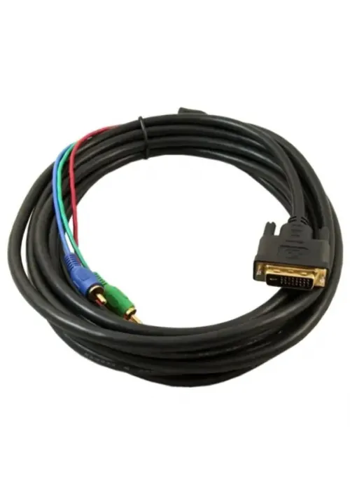 Кабель DVI-3RCA 3 метра