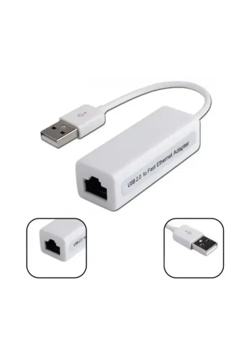 Кабель перехідник LAN to USB (10 см) Ethernet Adapter