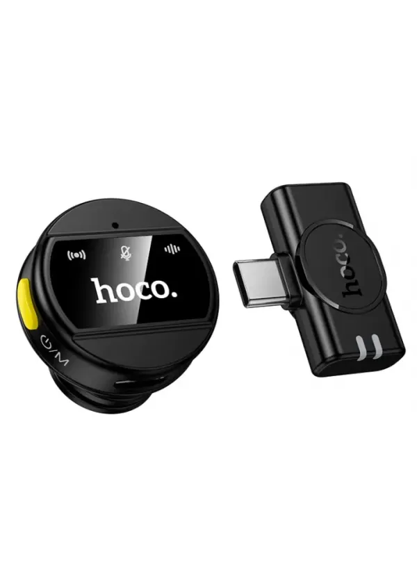 Мікрофон бездротовий петличка (шнур Type-C) HOCO L21-C