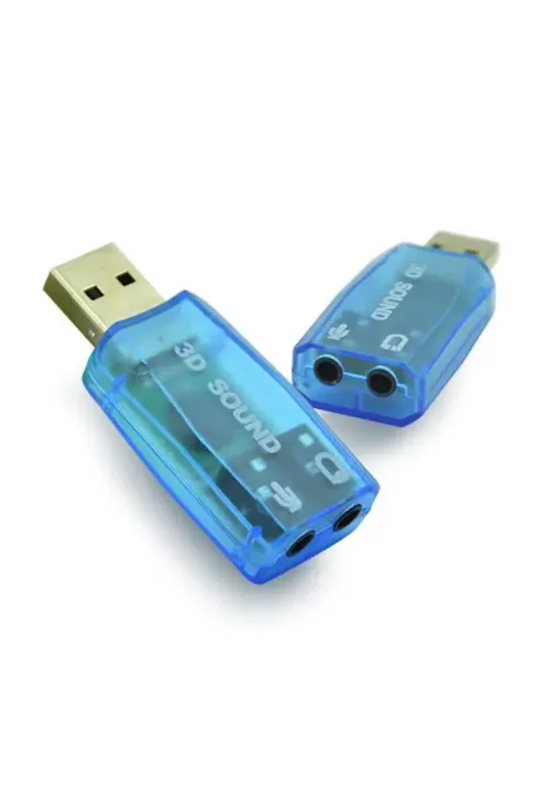 Звукова карта ЮСБ для комп'ютера USB 3D sound 5.1