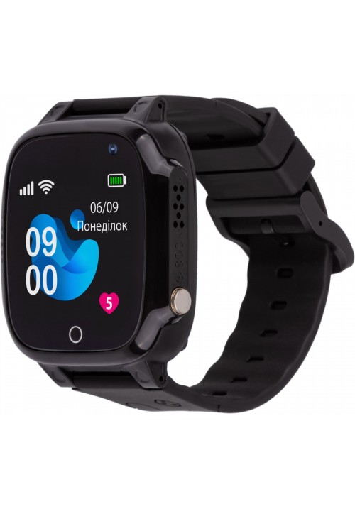 Смарт-часы для детей AmiGo GO008 MILKY GPS WIFI Black
