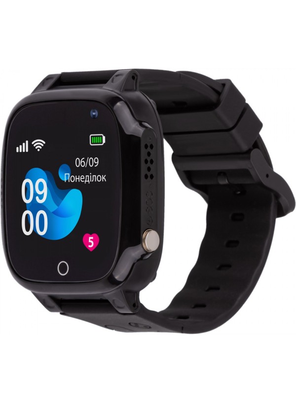 Смарт-часы для детей AmiGo GO008 MILKY GPS WIFI Black