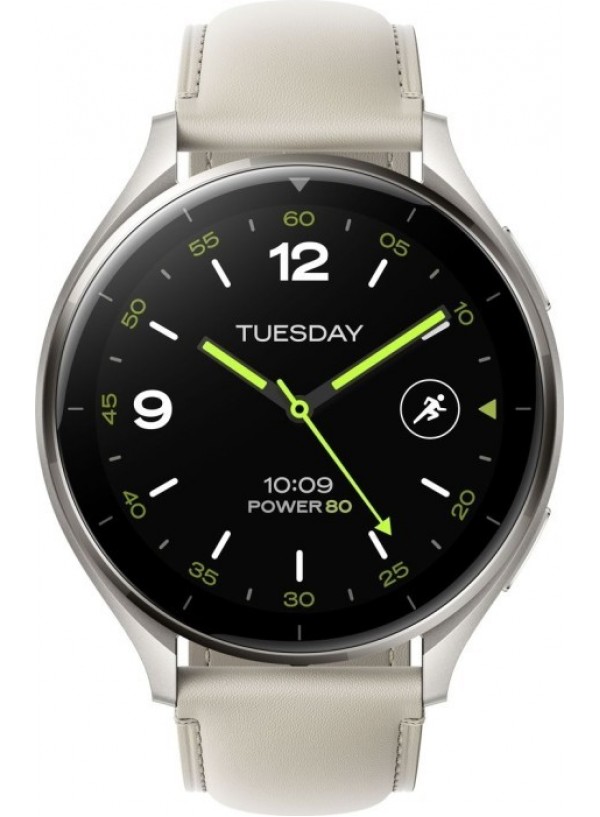 Годинник Xiaomi Watch 2 Titan BHR9306GL Gray Case White Leather Strap