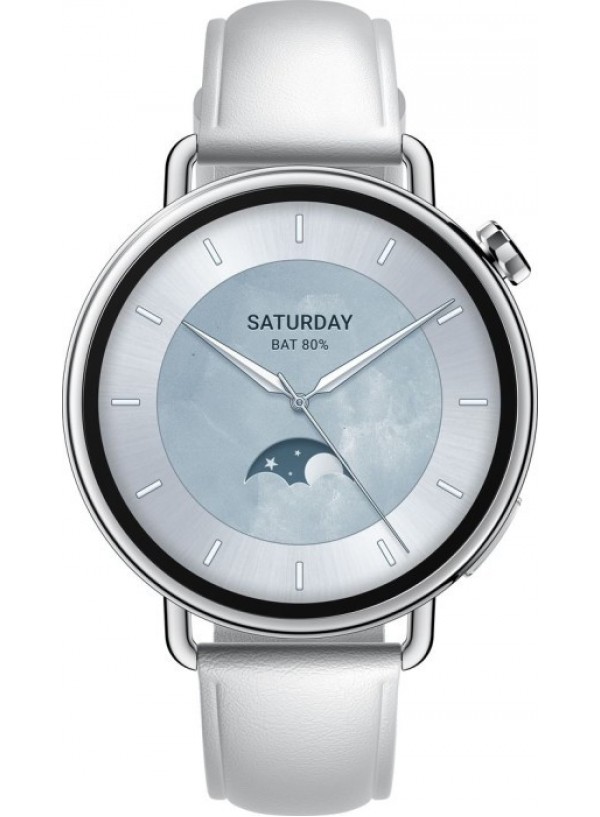 Смарт-годинник Xiaomi Watch S4 41mm Leather Strap Білий BHR07VUGL