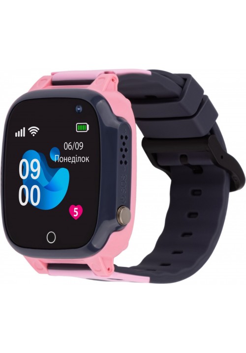 Смарт-часы для детей AmiGo GO008 MILKY GPS WIFI Pink
