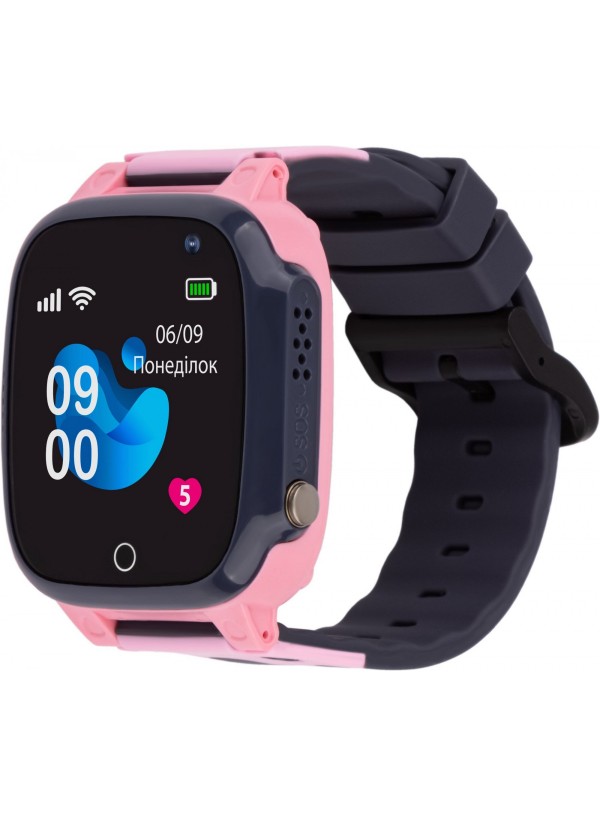 Смарт-часы для детей AmiGo GO008 MILKY GPS WIFI Pink