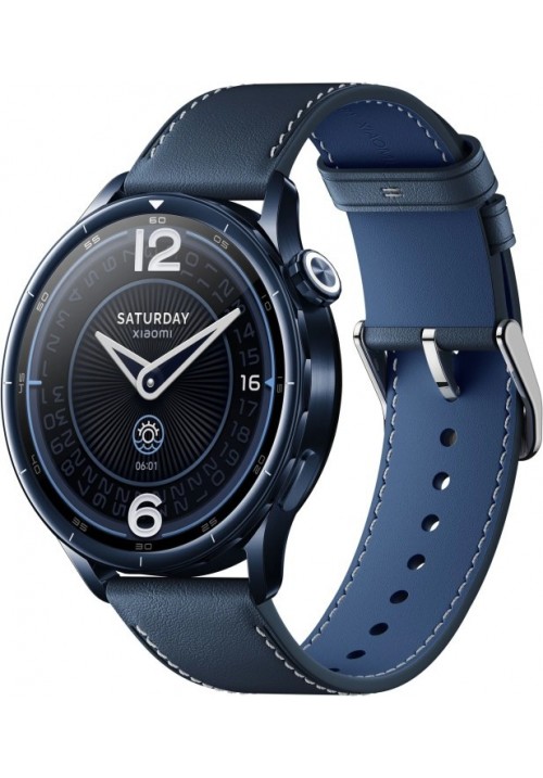 Часы Xiaomi Watch S5 46mm Ceramic Blue Керамика Синий BHR08ITGL