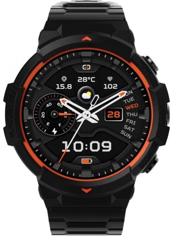 Годинник Black Shark GS3 Sport BS-W2402 Lava Black (Лавово-Чорний)