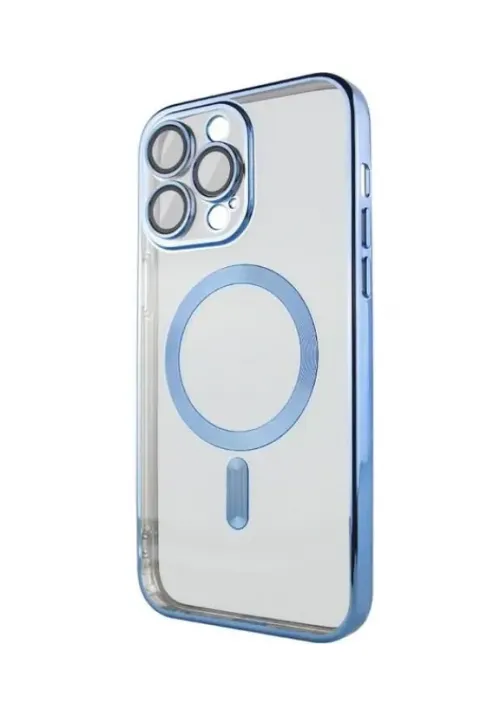 Чохол із MagSafe Husa Luxury для iPhone 14 Pro Max (Блакитний)
