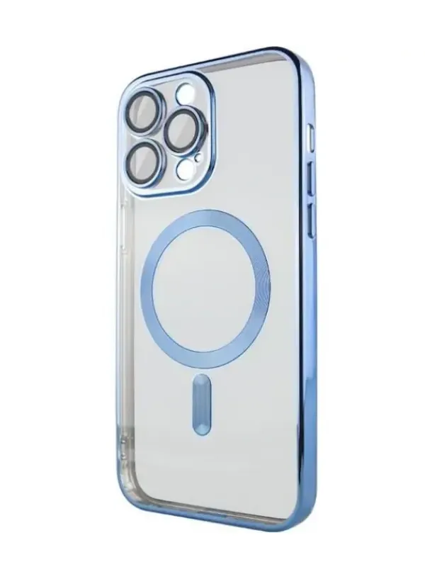Чохол із MagSafe Husa Luxury для iPhone 14 Pro Max (Блакитний)