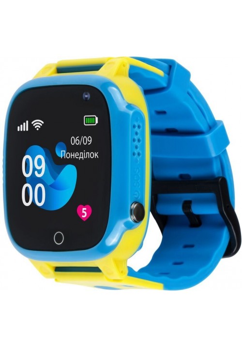 Смарт-часы для детей AmiGo GO008 GLORY GPS WIFI Blue-Yellow