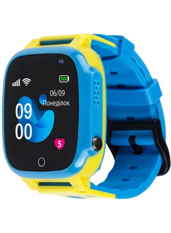Смарт-годинник для дітей AmiGo GO008 GLORY GPS WIFI Blue-Yellow