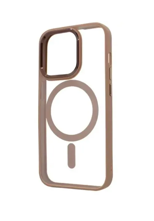 Чохол із MagSafe Husa Luxury для iPhone 15 (Золотий)