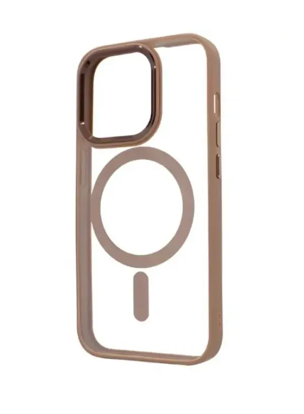 Чохол із MagSafe Husa Luxury для iPhone 15 (Золотий)
