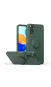 Чохол Silk Case з кільцем для iPhone 13 (Army Green)