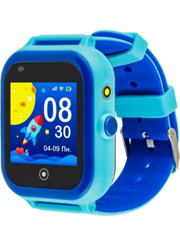 Смарт-годинник для дітей GARMIX PointPRO-200 4G/GPS/WIFI/VIDEO CALL BLUE