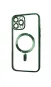 Чохол із MagSafe Husa Luxury для iPhone 15 Pro (Зелений)