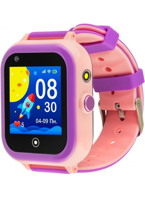 Смарт-годинник для дітей GARMIX PointPRO-200 4G/GPS/WIFI/VIDEO CALL PINK