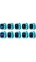 Дитячий смарт-годинник AmiGo GO004 Splashproof Camera + LED Blue