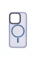 Чохол із MagSafe Husa Luxury для iPhone 15 Pro Max (Блакитний)