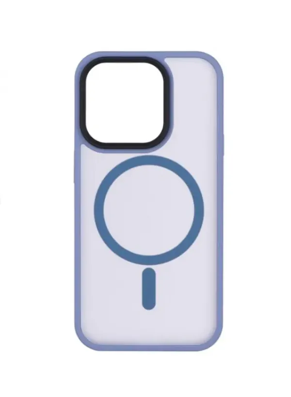 Чохол із MagSafe Husa Luxury для iPhone 15 Pro Max (Блакитний)
