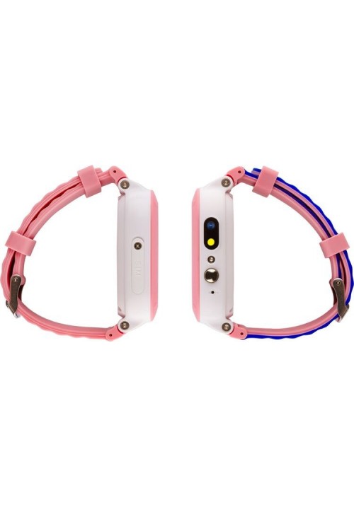 Дитячий смарт-годинник AmiGo GO004 Splashproof Camera + LED Pink