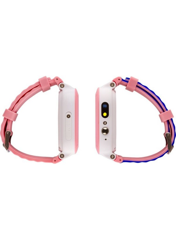 Дитячий смарт-годинник AmiGo GO004 Splashproof Camera + LED Pink