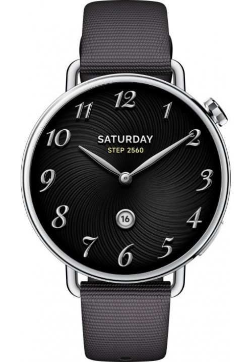 Смарт-часы Xiaomi Watch S4 41mm Fluororubber Strap Черный BHR07VRGL