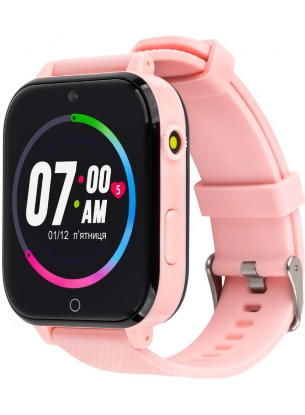 Смарт-годинник для дітей GARMIX PointPRO-300 4G/GPS/WIFI/VIDEO CALL PINK