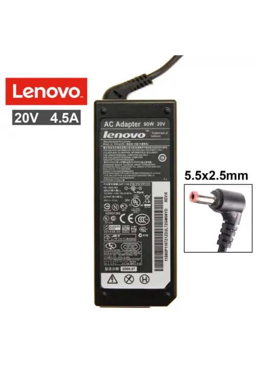Блок живлення LENOVO 20V 4.5A (5.5*2.5)