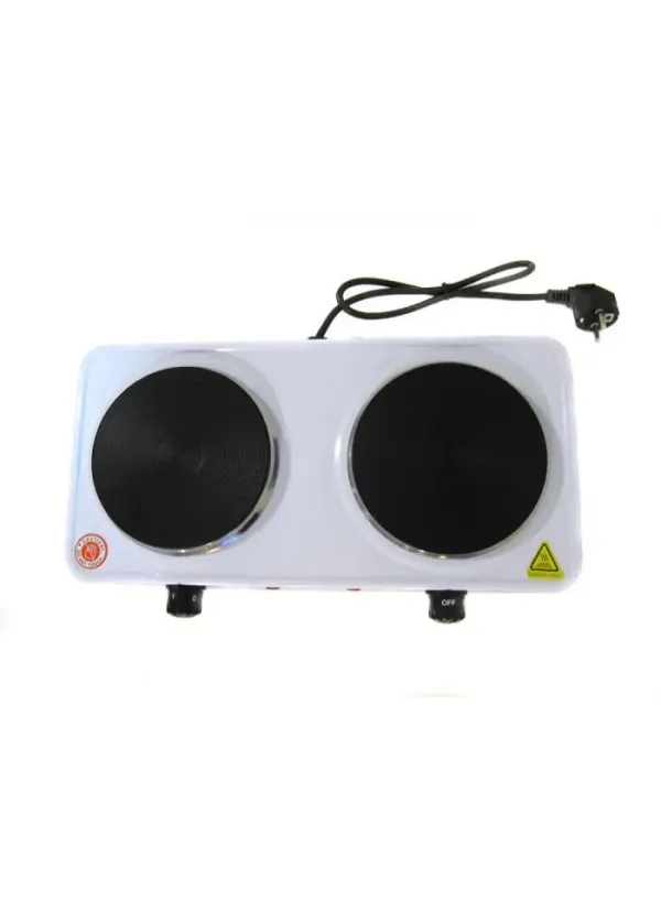 Електро плита настільна дискова (2 конфорки) DOMOTEC MS-5822