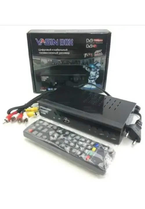 Телевізійна приставка Т2 метал YASIN BOX (від мережі) T999Pro