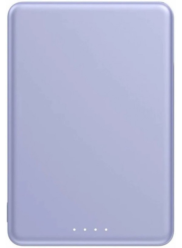 Повербанк Xiaomi Super Slim Magnetic&Wireless 5000mAh 15W(BHR08PNGL) фіолетовий