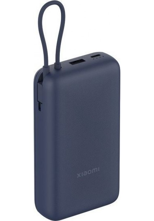 Зовн_АКБ Xiaomi 20000mAh 33W (Integrated Cable) (BHR8975GL) голубий