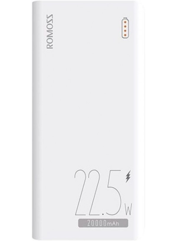 Зовн_АКБ Romoss 20000mAh Sense 6 22,5W (PPH80-611-1121H) білий