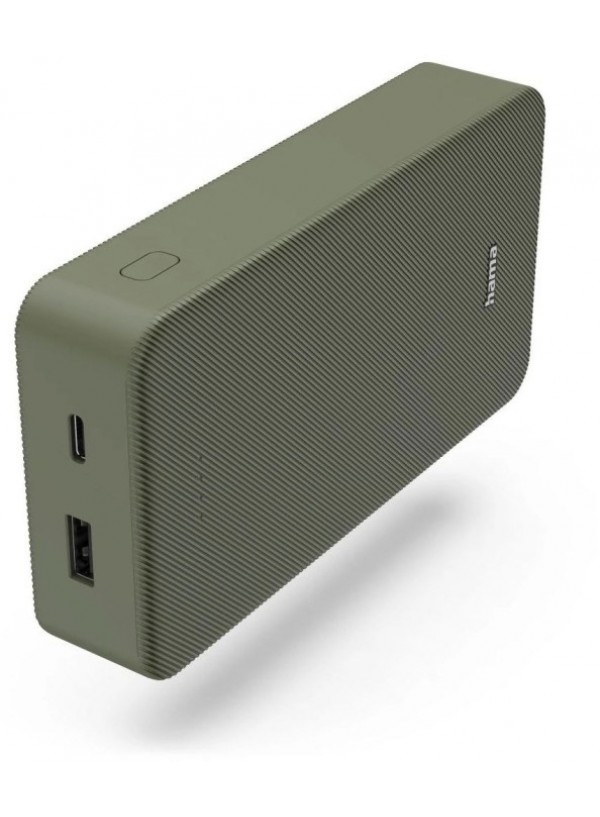 Зовн_АКБ Hama 20000mAh 15W (00201716) зелений