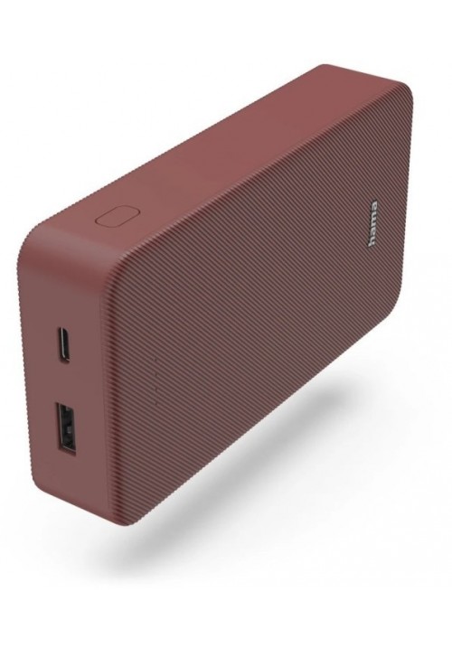 Зовн_АКБ Hama 20000mAh 15W (00201717) червоний