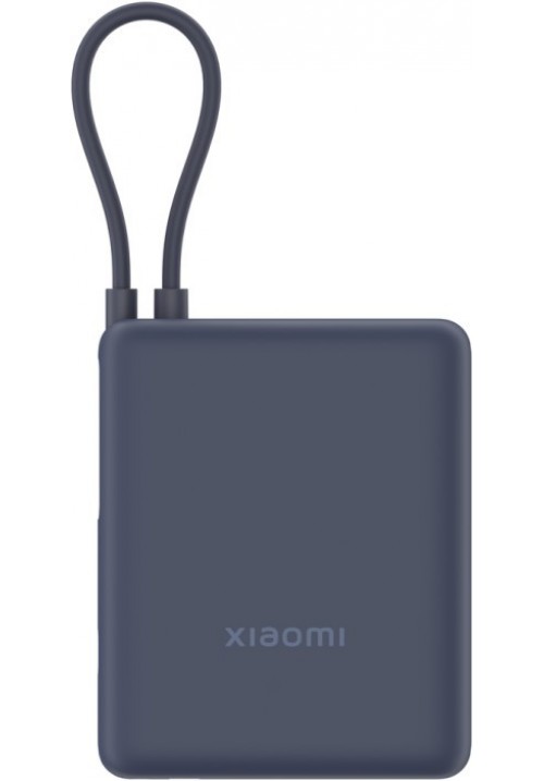 Power Bank Xiaomi 10000mAh 33W Integrated Cable (BHR9341GL) блакитний