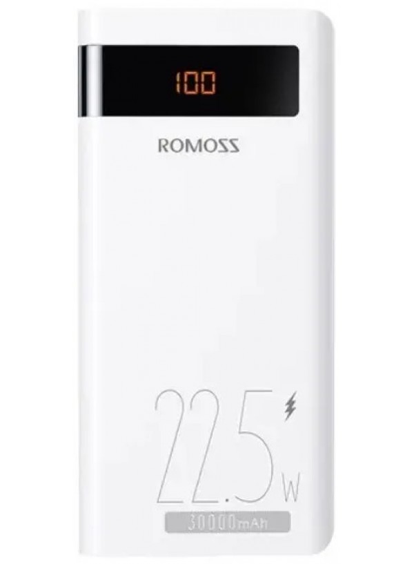 Повербанк Romoss 30000mAh PHP30 22.5W (PHP30-852-1111) білий