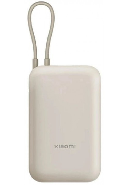 Зовн_АКБ Xiaomi 10000mAh 22.5W (Integrated Cable) (BHR9072GL)беж