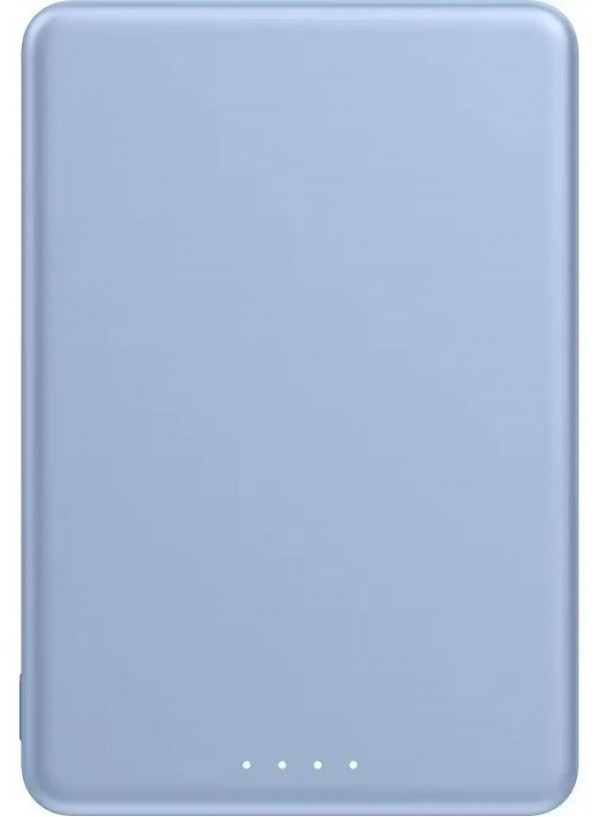 Повербанк Xiaomi Super Slim Magnetic&Wireless 5000mAh 15W (BHR08POGL) блакитний