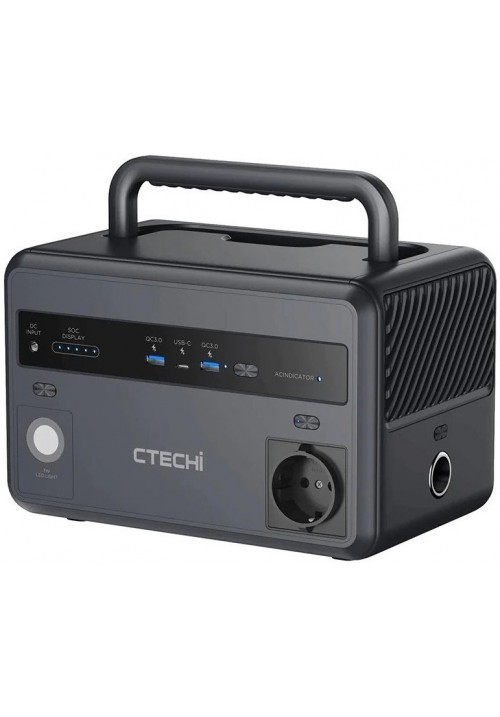 Портативна зарядна станція Уцінка CTECHi GT300 299Wh/300W (Потребує ремонту: не працює інвертор 220В)