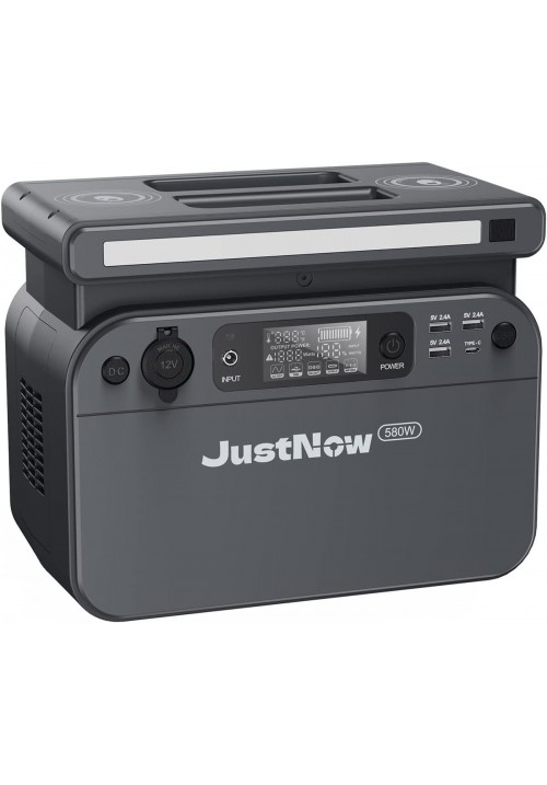 Портативна зарядна станція Уцінка JustNow GT500 518Wh/580W (Потребує ремонту: не працює інвертор 220В)